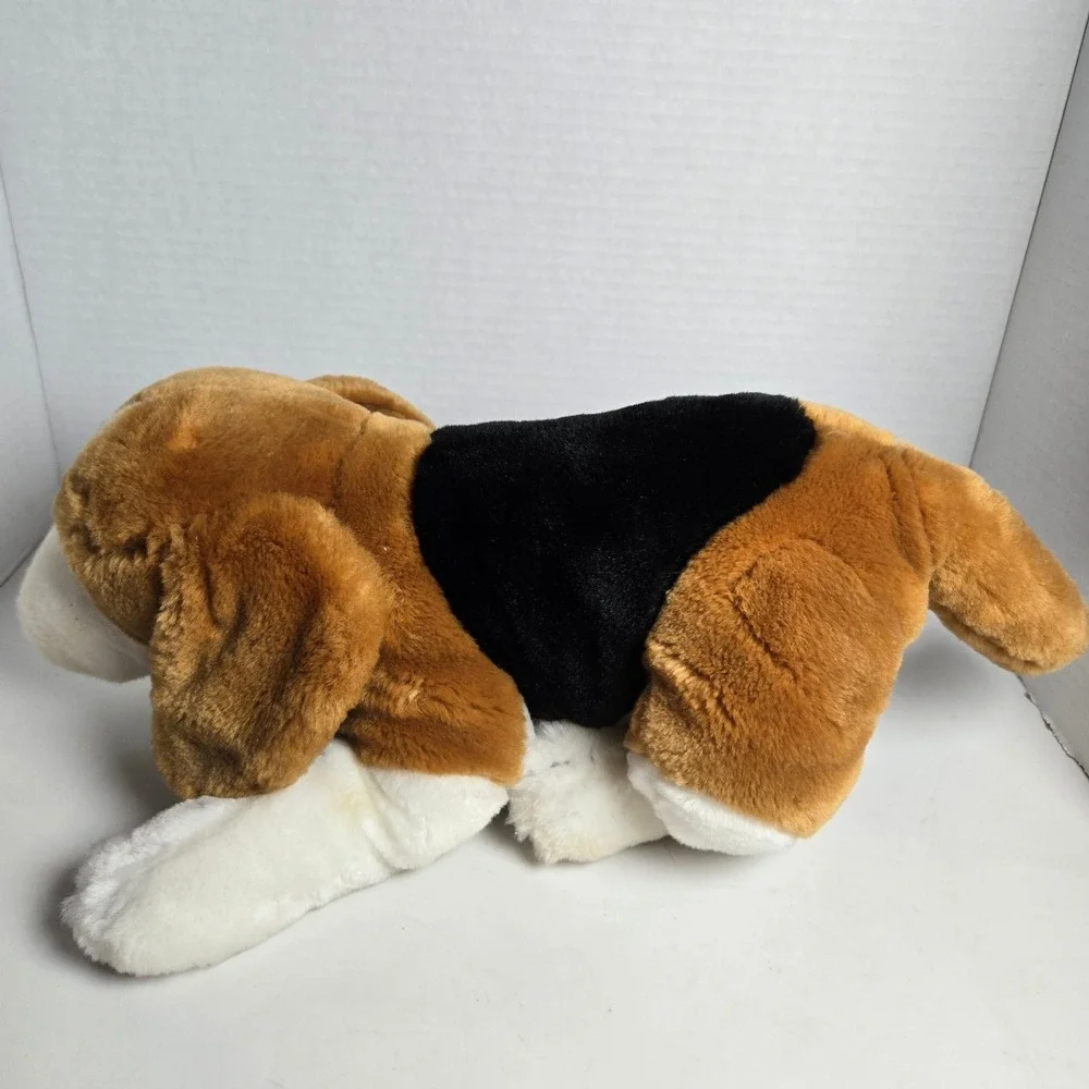 Toys R Us Animal Alley Brown Basset Hound Beagle Dog Puppy Plush 13